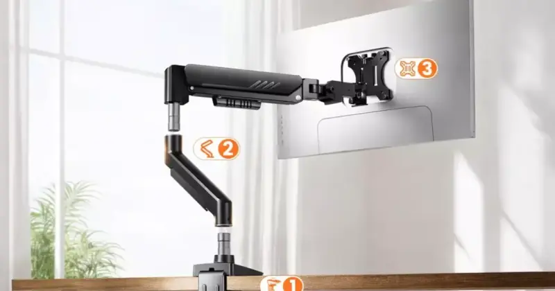 Soporte ErGear para monitor hasta 34" con brazo ajustable y 46% de descuento por 22,29 €