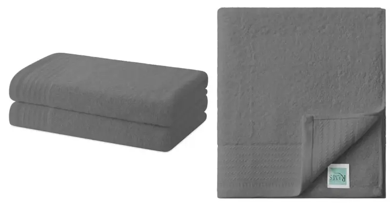 Juego de 2 Toallas de Ducha Degrees Home en Algodón 100% Suaves y Absorbentes con 23% de Descuento