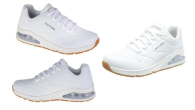 Zapatillas Skechers Uno 2 Air Around You para mujer con cámara de aire y comodidad excepcional a mitad de precio