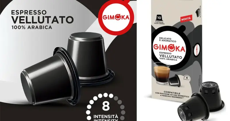 Pack de 100 cápsulas Gimoka Vellutato compatibles con Nespresso por 13,89 €: café de calidad al mejor precio