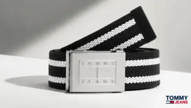 Cinturón Tommy Jeans Ryan Stripe para hombre con ajuste cómodo y 51% de descuento