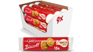 Pack 9 Galletas Veganas Rellenas de Vainilla Lotus Biscoff a sólo 12,74€ con un 15% de descuento