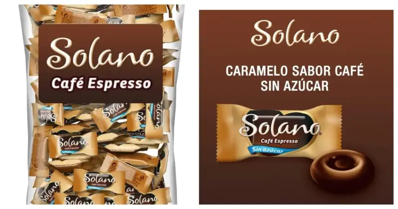 1kg de Caramelos Solano Cremoso Sabor Café sin Azúcar con un 36% de Descuento en Amazon
