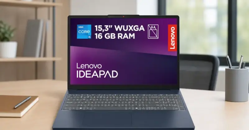 Lenovo IdeaPad Slim 3 Gen 10, portátil 15,3'' con Intel Core i5 y 16 GB RAM por 579€