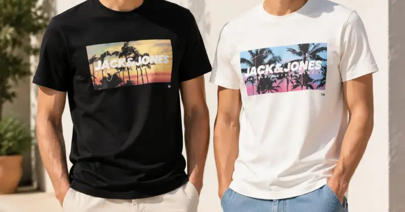 Camiseta JACK & JONES Jjindiana para hombre: diseño fresco a un precio irresistible con 46% de descuento