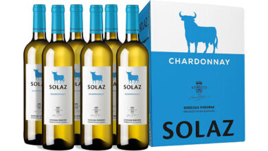 Pack de 6 Botellas de Vino Blanco Solaz Chardonnay de Osborne a sólo 20,94 € con un 22% de Descuento