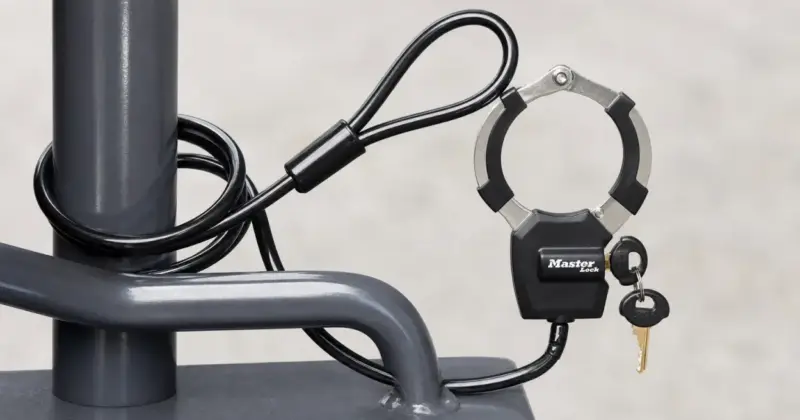 Cable antirrobo Master Lock de 1 metro para bicicletas y scooters con 11% de descuento