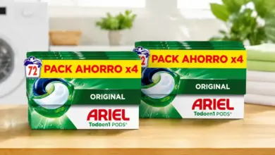 Pack Ariel PODs Todo en 1 con 144 cápsulas: limpieza eficaz y ahorro del 61% en Amazon