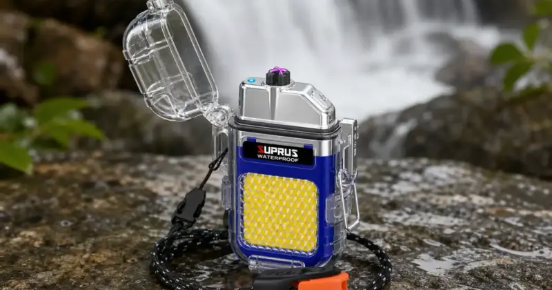 Encendedor Suprus de plasma doble arco: práctico, resistente e impermeable con descuento del 20%