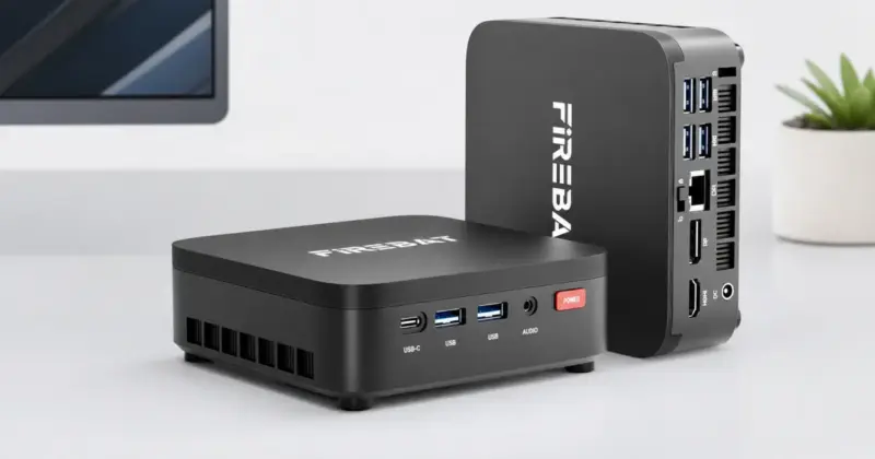 Mini PC FIREBAT R3 con Ryzen 5 7430U: compacto, potente y con un 15% de descuento en Amazon