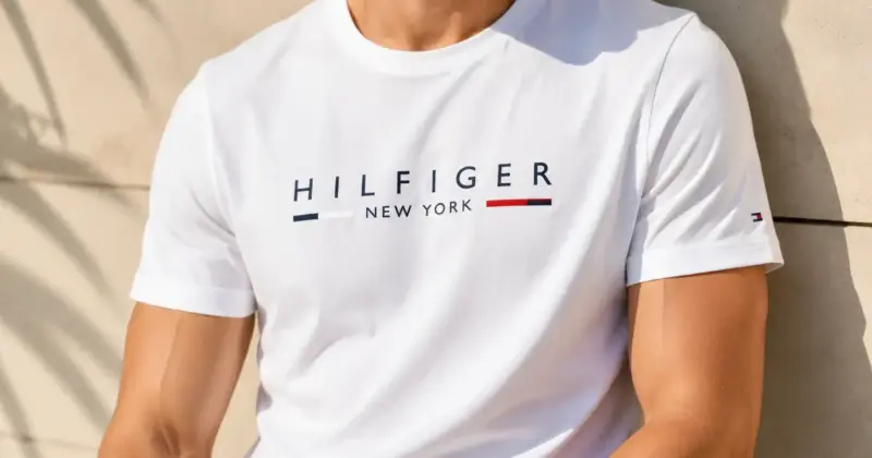 Camiseta Tommy Hilfiger New York Tee Slim Fit para Hombre con 50% de Descuento a Solo 19,94 €