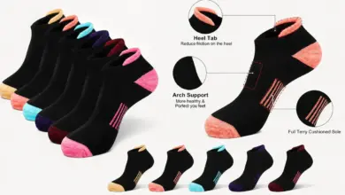 6 pares de calcetines deportivos de algodón para mujer con acolchado y transpirables por 3,98€ (-34%)