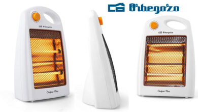 Orbegozo BP 5007: Estufa de cuarzo compacta con 2 potencias a solo 8,92 € con envío gratis Prime
