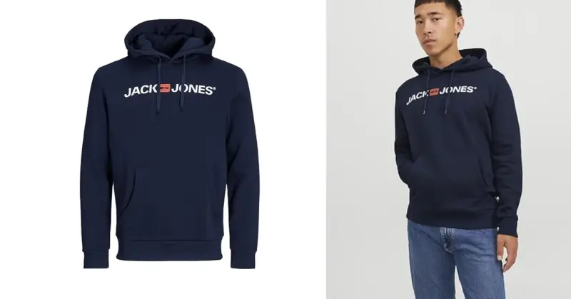 Sudadera Jack & Jones Hoodie Logo para hombre: comodidad y estilo con un 13% de descuento en talla L