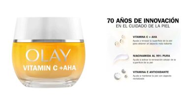 Gel crema hidratante Olay Vitamin C + AHA 24: Luminosidad y textura mejorada con un 62% de descuento