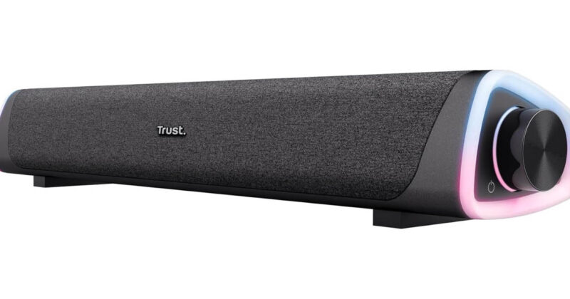 Trust Liro 12W: Barra de sonido económica para PC con iluminación LED y 33% de descuento