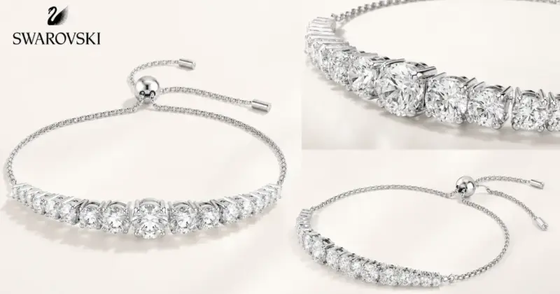 Pulsera Swarovski Tennis Matrix con zirconia degradada al 43% por solo 85,18 € en Amazon