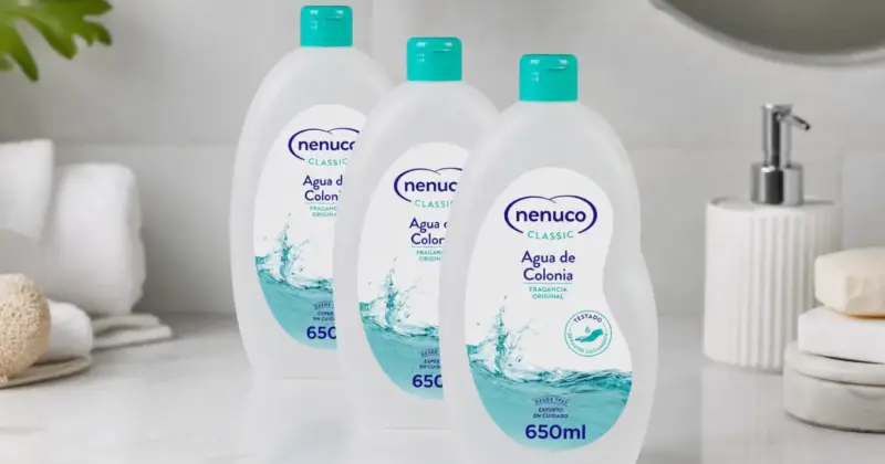 Pack de 3 botellas Nenuco Classic Agua de Colonia 650 ml con un 53% de descuento