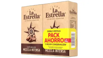 Pack x2 Café molido La Estrella Mezcla Intensa: sabor intenso y 28% de descuento en Amazon