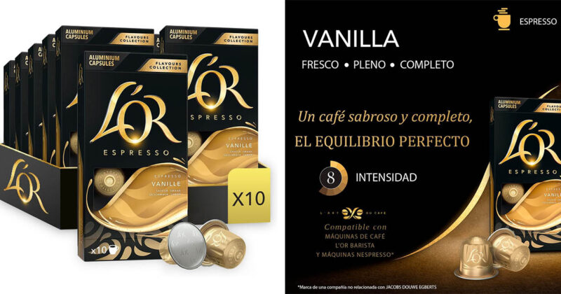Pack x100 cápsulas L'OR Espresso Vainilla: sabor delicado a un precio irresistible