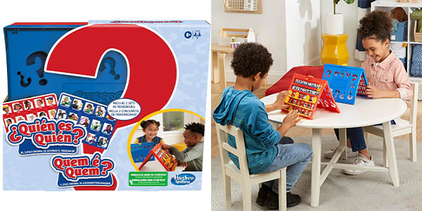 Juego clásico ¿Quién es quién? de Hasbro con doble set y 35% de descuento, diversión para toda la familia
