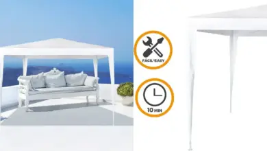 Cenador Aktive 53857: sombra amplia y prácticos diseños para tu terraza por 29,99 € con envío gratis