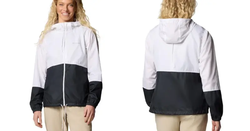 Chaqueta Columbia Flash Forward Windbreaker para mujer: Protección ligera y precio irresistible