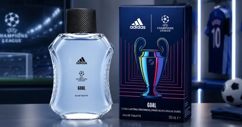 Fragancia Adidas UEFA GOAL 100 ml: frescura fougère para hombre a solo 5,90€ con un 40% de descuento