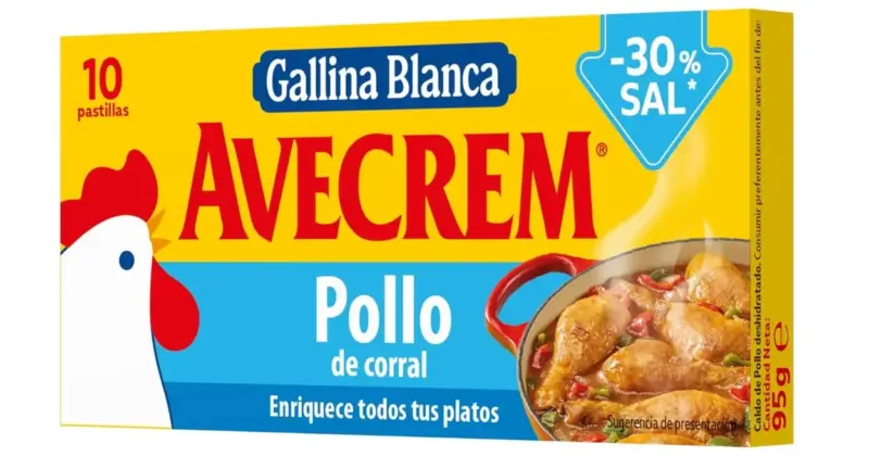 Avecrem Pollo con Verduras Bajo en Sal: Sabor Tradicional con 45% de Descuento en Amazon