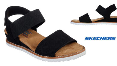 Skechers Bobs Desert Kiss: Sandalias de cuña con confort inigualable y un 35% de descuento