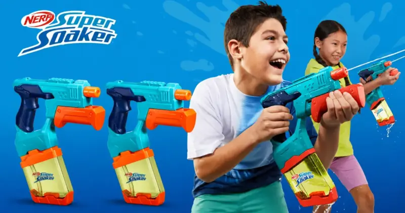 Pack x2 Lanzadores de Agua Hasbro Nerf Super Soaker Dunk-Fill con Rápido Llenado por 11,95 € (-40%)
