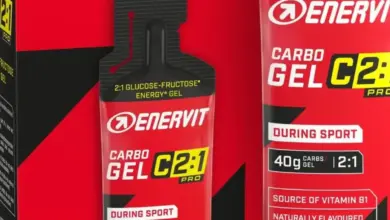 Geles Energéticos Enervit Carbo C2:1 PRO Mango con 24% de descuento para entrenos de resistencia