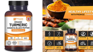 Cúrcuma ProWise 1440 mg con pimienta negra y jengibre: potente antiinflamatorio natural al 29% de descuento por 9,99 €