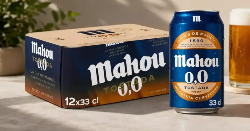 Pack Mahou 0,0 Tostada: Cerveza sin alcohol con sabor intenso desde 0,60 € la lata