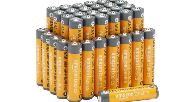 Pack ahorro de 36 pilas alcalinas AAA Amazon Basics por 7,64 € con duración y seguridad garantizadas