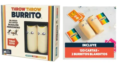 Throw Throw Burrito: Juego de cartas con acción y diversión para grupos por menos de 18 €