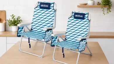 Pack de 2 sillas plegables Aktive Aruba con respaldo ajustable y gran descuento en Amazon