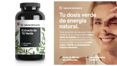 Extracto de té verde Natural Elements con 180 cápsulas: energía y antioxidantes al mejor precio