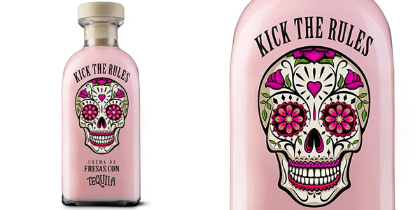 Licor de crema de fresas con tequila Kick The Rules: sabor único y 18% de descuento en Amazon