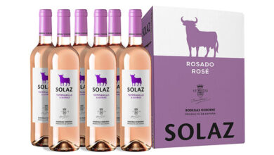 Pack de 6 botellas de Osborne Solaz Vino Rosado Tempranillo & Shiraz a solo 20,42 € con un 24% de descuento