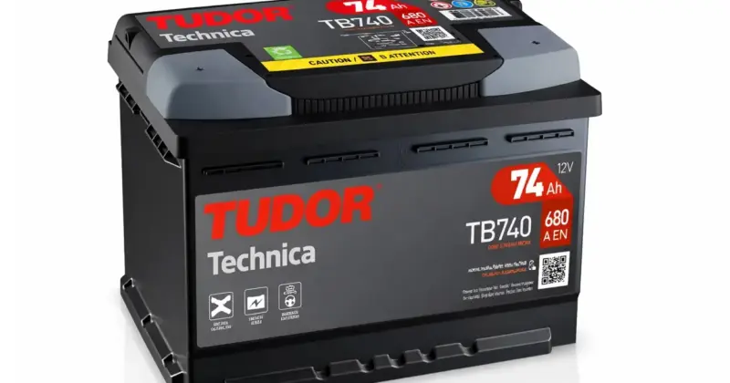 Batería Tudor TB740 Technica 12V 74Ah: Arranque Seguro con Gran Oferta del 39%