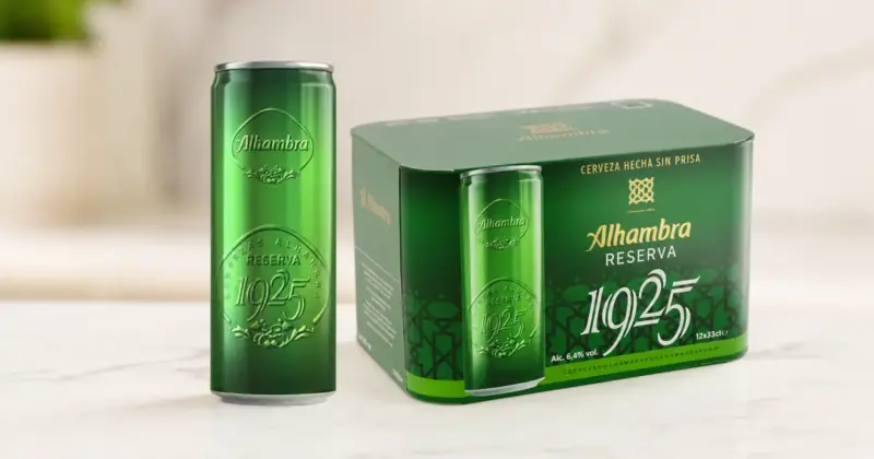 Pack de 12 latas de Cerveza Alhambra Reserva 1925 Extra Lager 33 cl con 30% de descuento por 10,56 €