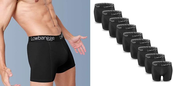 Pack de 9 bóxers Lowbangge para hombre: calidad y comodidad con un 19% de descuento a 28,49 €
