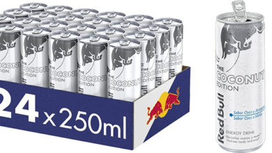 Pack x24 Red Bull Coconut Edition Coco y Arándanos a 24,31 € con un 36% de descuento