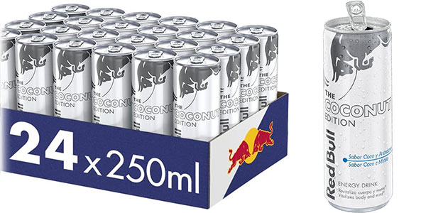 Pack x24 Red Bull Coconut Edition Coco y Arándanos a 24,31 € con un 36% de descuento