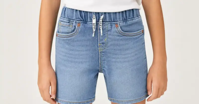 Pantalón corto Levi's Skinny Fit para niños con cintura elástica: comodidad y estilo por solo 15€ (-37%)