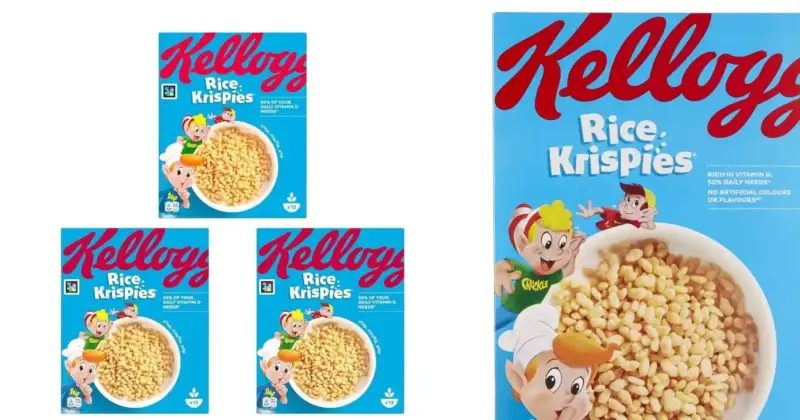 Pack de 3 cajas Kellogg's Rice Krispies con 22% de descuento en Amazon, ideal para desayunos rápidos