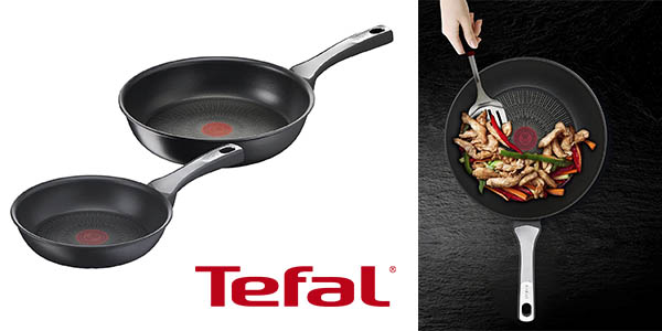 Sartén Tefal Unlimited On de 24 cm con revestimiento de titanio al 24% de descuento por solo 33,99 €