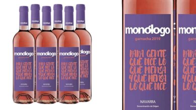 Pack de 6 botellas de vino rosado Rioja Monólogo al 31% de descuento por 24,92 €