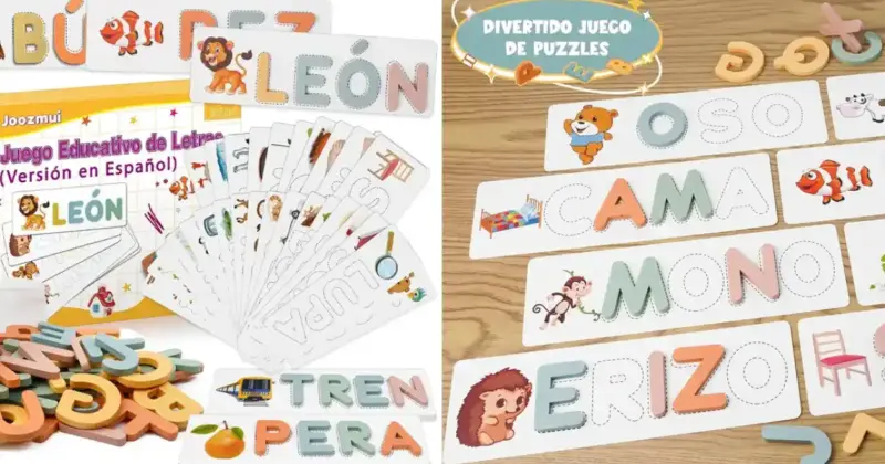 Juego educativo con letras para iniciar a leer: Oferta con un 23% de descuento y precio especial de 13,14 €